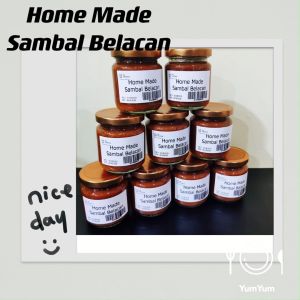 Home Make 360g+- Chili sauce with shrimp paste steamboat chili sauce Sambal Belacan