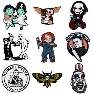 Halloween Series Chú Hề Hài Hước Men Pin Trâm Cài Áo Kinh Dị Thời Trang Nữ Trâm Cài Áo Trang Sức Quà Tặng Ngày Lễ