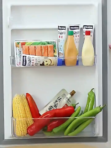 3/5/10PCS Refrigerator Side Door Storage Box | Kitchen Organizer for Food Fruits & Vegetables | Space-Saving Durable Bin