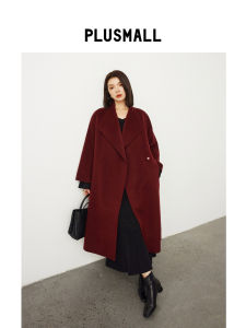 Warm Light Weight Silky Wool Double Face Trench Coat