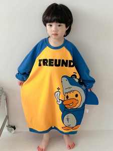 Pure Cotton Childrens Sleepwear Baby Sleeping Bag Robe Fleece Winter Sleep Dress Four Seasons Universal for Boys And Girls