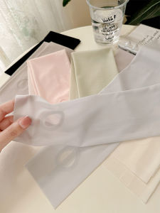 Womens Ice Silk Sleeve Sun Protection Elastic Loose Breathable Thin Summer Driving Cycling Gloves Polyester Fingerless Gloves