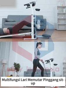 【COD】Treadmill Manual MultiFungsi Treadmill 16 in 1-Alat Fitness Termurah/Treadmill yang tidak menggunakan listrik