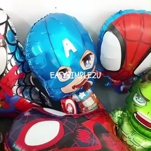 Super Heroes Avengers Batman Spiderman Superman Ironman Hulk Ultraman Dragon Ball Goku Sonic Balloon
