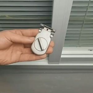 Japan Quality Safety Security Anti-theft Sliding Auxiliary Window Limiter Lock Sash Stopper Kids Pet