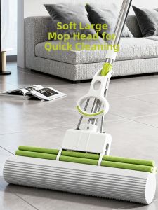 FURENJILI | New One Pass Clean Wet & Dry Sponger Mop