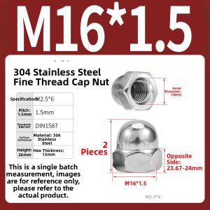 POWER&STRONG | 304 Stainless Steel 316 Cap Nut M3-M20