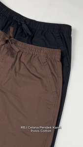 RBJ Celana Pendek Karet Polos Cotton Pria