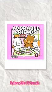 Adorable Friends Cute And Simple Coloring Book Buku Mewarnai Anak Dan Dewasa Healing Therapy Kertas Super Tebal
