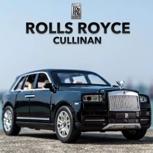 Boxed 1:24 Rolls-Royce Cullinan Metal Childrens Car Alloy Car Model Ornament Toys