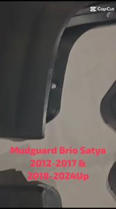 Mudguard Mud Guard karpet lumpur karpet roda all new brio Satya 2012-2017 & MudGuard Brio Satya 2018-2024 up