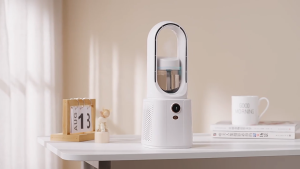 MONDIAL Leafless Spray Fan 6-Speed Quiet operation with noise reduction Long-lasting battery life Humidifies