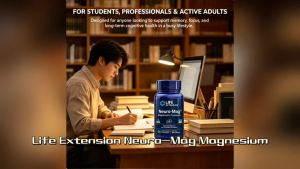 Life Extension Neuro-Mag Magnesium L-Threonate Capsules Supports Memory & Cognitive Function 90ct