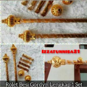 PRODUK TERLARIS | BATANG GORDEN | RELL. GORDEN | BESI GORDEN | ROLLET GORDEN | ACCESSORIES GORDEN | PELENGKAP GORDENG | DENGAN VARIAN UKURAN 50CM.100CM.150CM.200CM. TANPA TUTUP KAKI. ( LENGKAP FULSET )