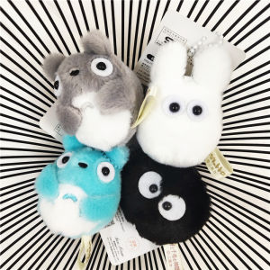 Discover the Charm of Cute Cartoon Grey Cat Plush Toy & Keychain Doll