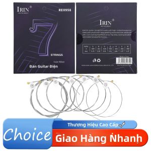 IRIN | IRIN RE0958 7 Dây Đàn Guitar Điện Dây Thép Carbon Cao Cấp Lõi Niken Vết Thương Chống Rỉ Sét Phủ Đàn Guitar Thay Thế