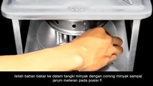 Hock Kompor minyak tanah sumbu 16 10 22 silver