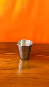 GELAS SLOKI STAINLESS SERBAGUNA 70 ML | GELAS STAINLESS ANTI KARAT