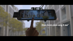 <Chính hãng> Camera hành trình dạng gương Vietmap R440 màn hình 966 inch cảnh báo giao thông  Ghi hình 2 kênh 4K/Full HD camera sau chống nước hỗ trợ lùi xe