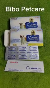 Vemedim Clamox tab dùng cho chó mèo bị hô hấp tiết niệu tiêu hóa 10 viên/hộp