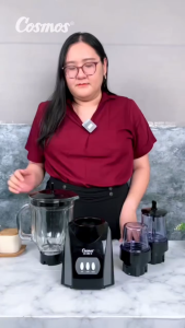 Cosmos Blender Kaca 3in1 CB 282 G / Blander Cosmos  2L CB-282 G / Blender Murah Cosmos 3in1 KACA CB282G