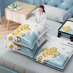 Vacuum Bag Pakaian Plastik /Angel Rabbit Compression Bag/Vacum Plastic BagTravel/Penvimpanan perjalanan Vakum Baju