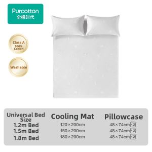 Purcotton | Cooling Antimicrobial Machine Washable Mattress Pad
