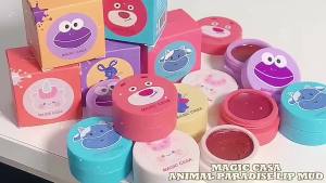 【COD】MAGIC CASA Lip Cheek Mud Lip Cream Velvet Lipstik Matte Anti Air Tahan Lama Portable Lucu Canned Lipcream-💞Margot