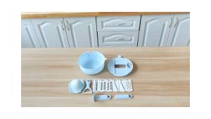 10in1 Multifunctional Vegetable Chopper Cutter Slicer Grater 5 Multi Blades with Drainage Basket / Bekas Pemotong Sayur