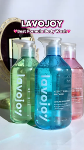 Lavojoy Keep it Chill Body Wash 300 mL ( Biru ) | Calm Down and Hydrate Skin | Sabun Mandi Cair |Sensasi Dingin | Menenangkan Kulit | Memperkuat Skin Barrier