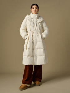 DUSHU | Long Bicolor Warm Down Jacket