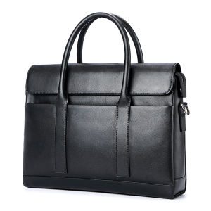 Feger | Feger Genuine Leather Mens Handbag Business Casual Commuting Large Capacity Single Shoulder Slant Cross Bag Briefcase