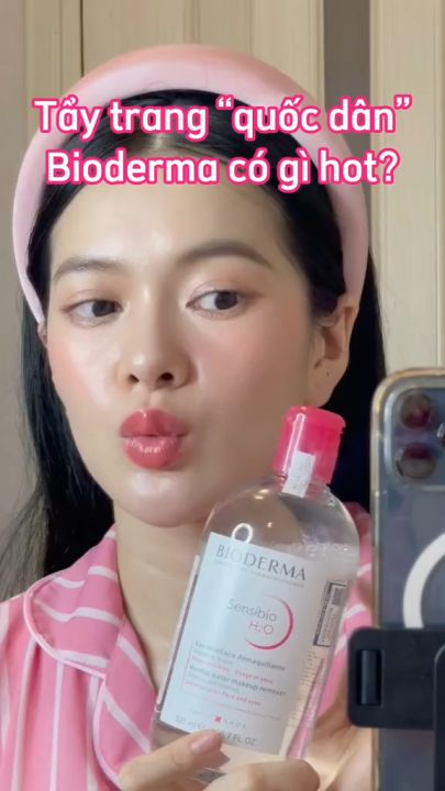 Nước tẩy trang Bioderma cho da dầu mụn, nhạy cảm - Bioderma Sensibio + Sebium H2O 500ml
