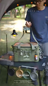 36L Large-Capacity Foldable Camping Storage Bag–Tactical Outdoor Organizer for Camping Accessories