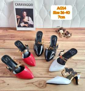 NEW ARRIVAL ABBUSHOES AG 14 haig hells mules kupu2 manik2 7cm