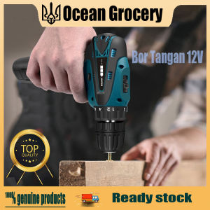 Pengiriman dari Jakarta: Mesin Bor Baterai 10mm 12V & Cordless Drill Set