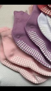 1 Pair Cotton Footwear Baby Anti-Skid Socks Multi-Colored
