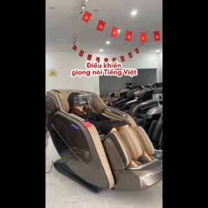 Ghế Massage KINGSPORT Deluxe G10 Sonic Công nghệ Massage Kingtech Touch Premium 38 Bài Massage Cao Cấp