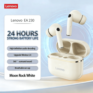 Lenovo | Tai Nghe Không Dây Lenovo BT5.4 Độ Trễ Thấp Thiết Kế Ôm Sát Tai Người Tích Hợp Mic Khử Tiếng Ồn Cuộc Gọi HD Thời Gian Chờ Lâu Dùng Được Cho Cả Nam Và Nữ