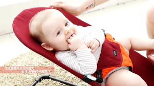 【SG Seller】Foldable Baby Sleeping Mesh Rocking Chair Baby Balance Chair