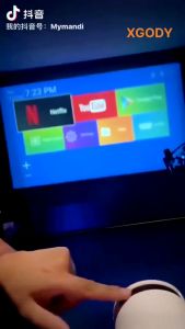 🌼ส่วนลดพิเศษ🌷HY300 โปรเจคเตอร์ 4K projector พกพา โปรเจคเตอร์มินิต่อกับมือถือ mini projector ดู หนัง android projector hy300 android โปรเจคเตอร์ YouTube Goolgle Play Store รองรับการแชร์หน้าจอมือถือ