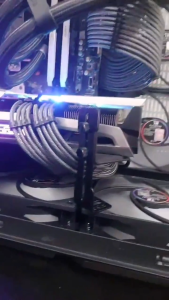 PRADO MALAYSIA Full Metal Graphics Card Holder GPU Support Stand Adjustable Anti Sag Bracket Universal GPU Holder Penyangga Kad Grafik 显卡支架