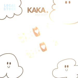 【Ready Stock】KAKAnails Handmade Sweet Cool Y2K Girl Fake Nails Press-on DIY Set Kuku Palsu 手工穿戴甲韩系甜辣妹风黑色银色立体紫色 KK028