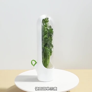 Wadah Penyimpanan Daun Sayur / Wadah Sayur Kotak / Herb Storage Tempat Daun Bawang Seledri Kemangi Herb Keeper Vegetable Herb Storage Vegetable Herb Keeper Kotak Segar Sayuran