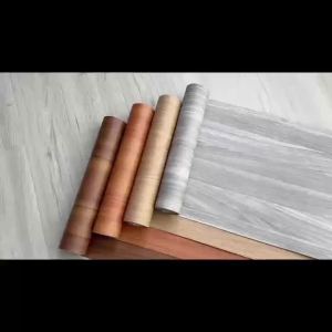 Vinyl Flooring Roll 15.7"W X 118"L/ 12.9 Sq.Ft Wood Grain Peel and Stick Wall Tiles Vinyl Plank Flooring for Any Room Easy DIY