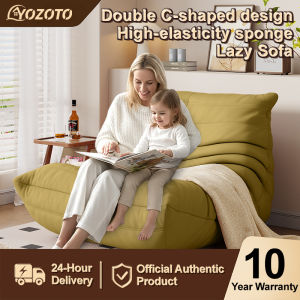 YOZOTO Bean Bag Chair Modern Simple Style Lazy Sofa Bean Bag Chairs with High Density Comfortable Full Sponge Ultra Soft Velvet Fabric Recliner Large Lazy Sofa for Living Room Bedroom Dorm Office