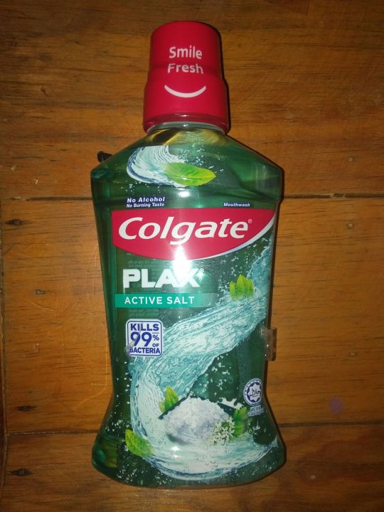 COLGATE Plax Antibacterial Mouthwash Active Salt Mild Flavor Lazada PH