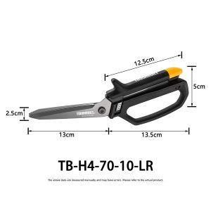 Toughbuilt | Open Handle Metal Shears