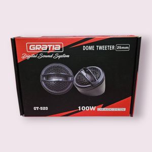 ลำโพงรถยนต์ ทวิตเตอร์ GRATIA GT-520 100w DOME TWEETER CAR AUDIO SYSTEMS ลำโพงติดรถยนต์ เครื่องเสียงติดรถยนต์ (แพค1คู่)