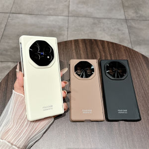 Frosted Hard Cover For Vivo X Fold 5 Case Spring Hinge Glass Screen Protector